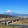 お手軽撮影地？富士川サービスエリア（下り）から富士山を眺める